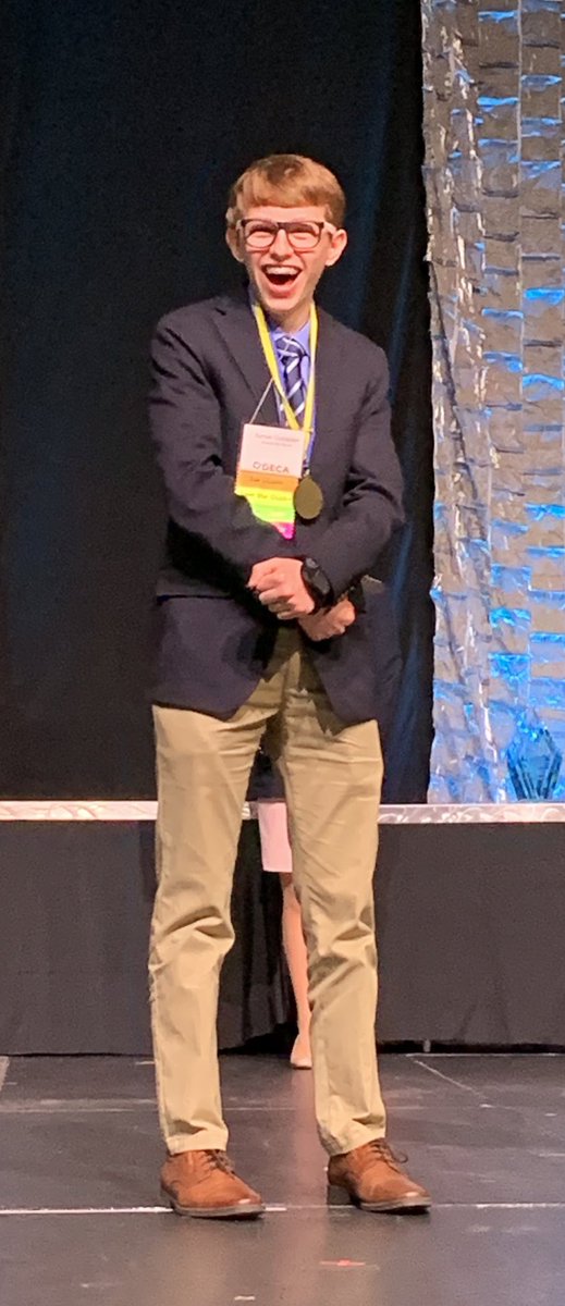 Congrats! Simon Goldstein <a href="/VirginiaDECA/">Virginia DECA</a> state finalist, and qualified for International <a href="/DECAInc/">DECA Inc.</a> competition in Nashville. <a href="/hhshawks03/">Hanover High School</a>