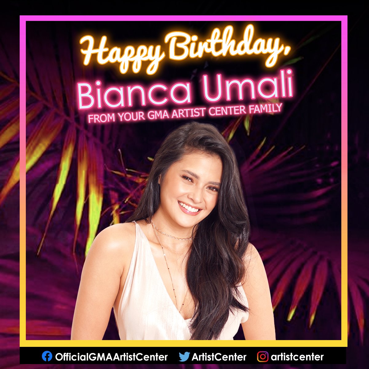 Sparkle_GMA's tweet photo. Happy Birthday, #BiancaUmali! We hope all your birthday wishes come true! ❤️🎁🎂 https://t.co/sA4JVfXrGi