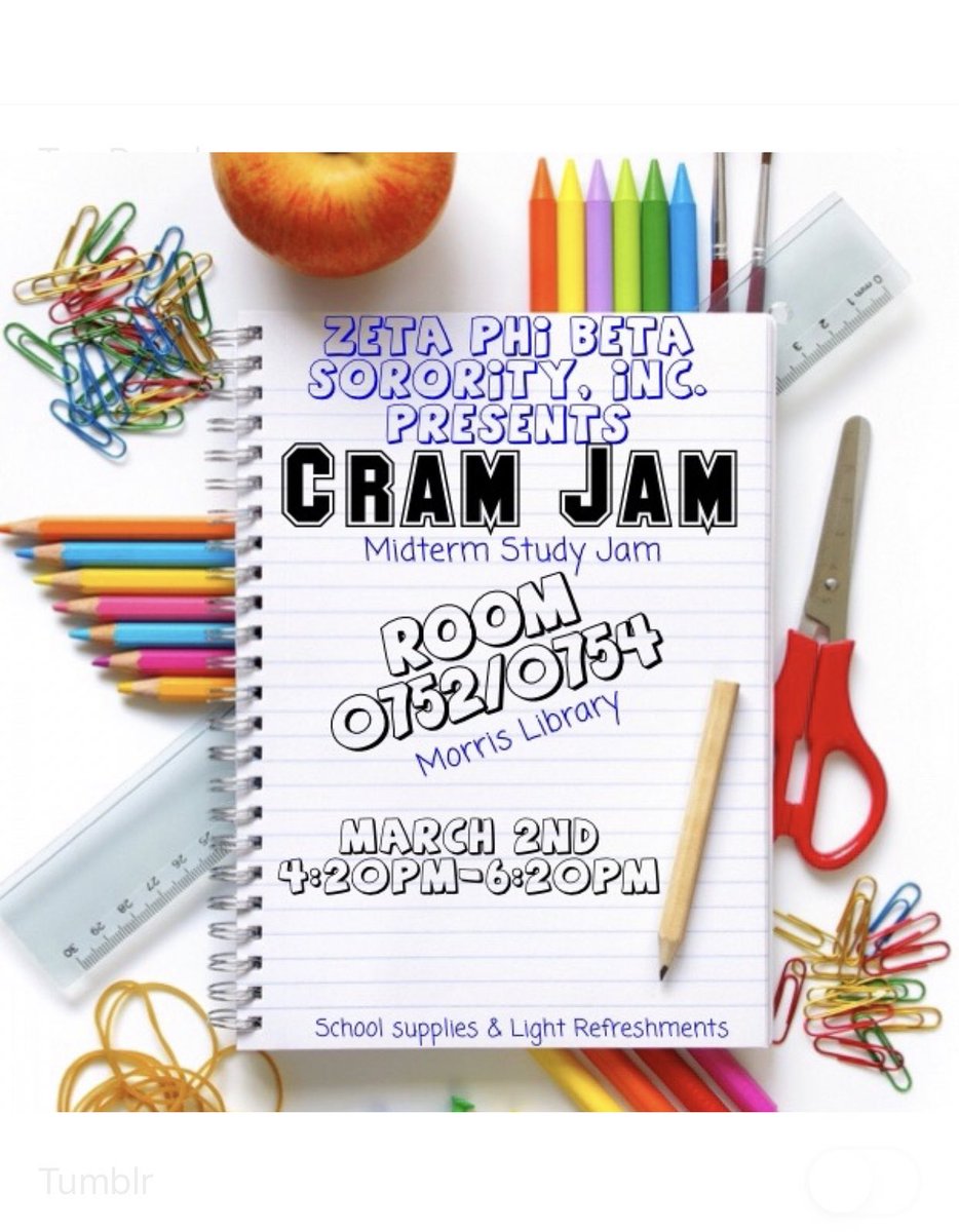 MuDelta1920's tweet image. ✏️Tomorrow at 4:20 come join us at Morris Library. ✏️Midterms are approaching, we want everyone to excel💪🏼 Light refreshments  and school supplies will be provided. 💙 Hope to see you there! 🥰 #SIUC #MorrisLibrary #ZPhiB 🤓