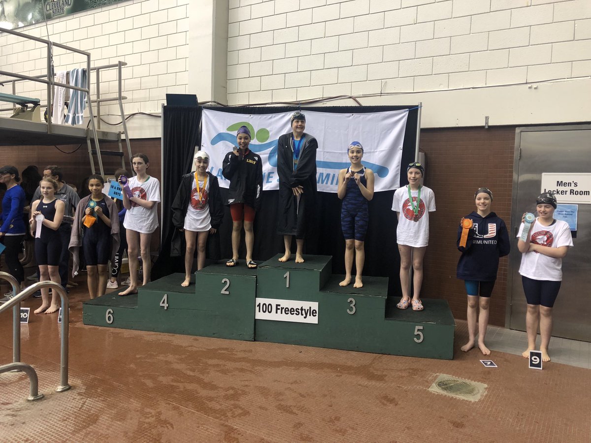 She’s at it again! Raine goes a 1:02.80 in the 100 free!! Good for 2nd place!! 😍🔥💪🏊‍♀️