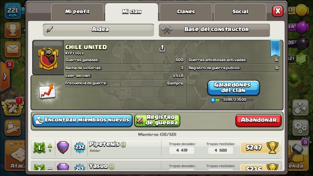 🔥NUESTRA GUERRA 500🔥
Súper contentos de conseguir esta victoria. Pero más contentos de haberla compartido contra este Grandioso clan icono de la comunidad <a href="/G0LDEN_MEMBERS/">GOLDEN MEMBERS</a>.
Aparte de mostrar un excelente nivel de guerra, se demostró lo lindo de la comunidad hispana. Gracias 🙏🏻