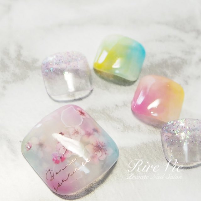 P N S Rirevie Sur Twitter Mar Foot New Design 1 6 980 2 5 980 フットネイル フットジェル ペディキュア キラキラネイル シェルネイル 桜ネイル 奥行きネイル ニュアンスネイル 大人ネイル フラワー ネイル 上品ネイル 春ネイル Shanail