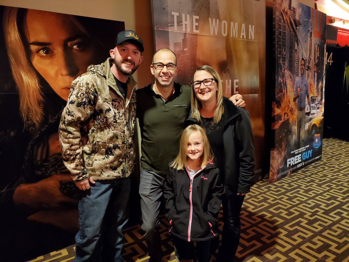 KAndersen12's tweet photo. So awesome meeting @jamessmurray before seeing #ImpracticalJokersMovie today!! We loved it!! Laughed too hard! Thank you! https://t.co/T1W0P1bNv4