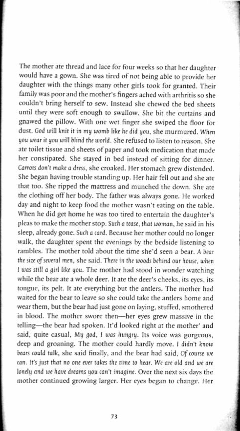 3/1/2020: "The Gown from Mother's Stomach" by  @blakebutler, collected in his 2009 book SCORCH ATLAS, published by  @featherproof. Originally published by  @ninthletter.