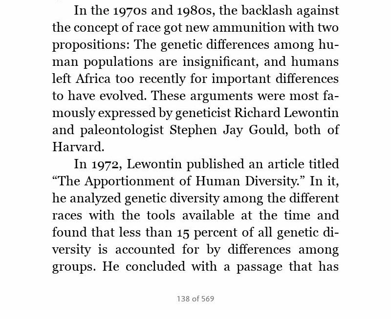 Murray is obviously ignorant to any philosophy of race. Hardimon shows that Lewontin's argument undercuts the existence of Murray's racialist races. (See Pic 3)