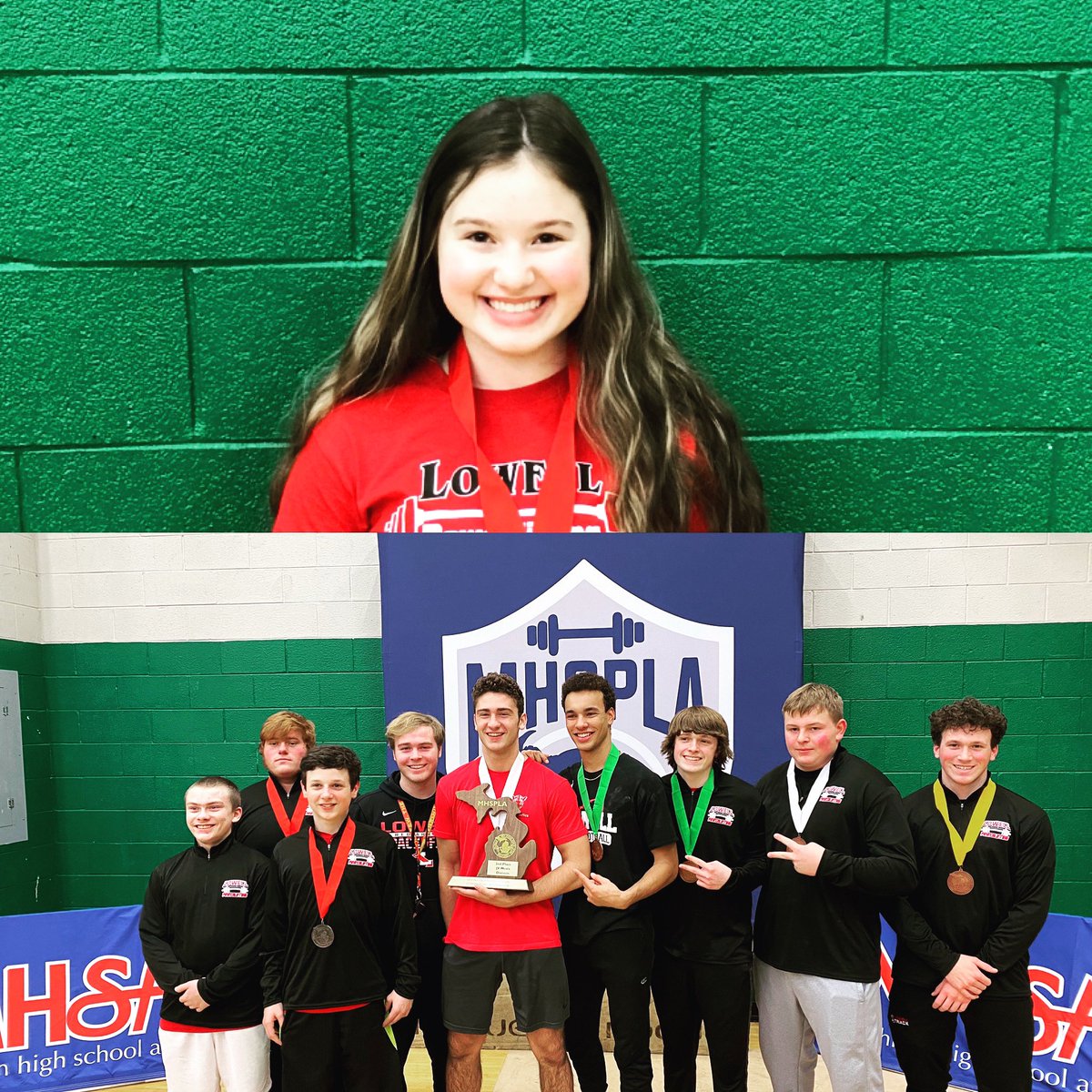 LiftingLowell's tweet photo. Our Lowell Powerlifters set PR’s, a state record, and received a team award at the 2020 JV State Powerlifting meet! Great weekend to be a RED ARROW! https://t.co/KRa3U0k9SJ