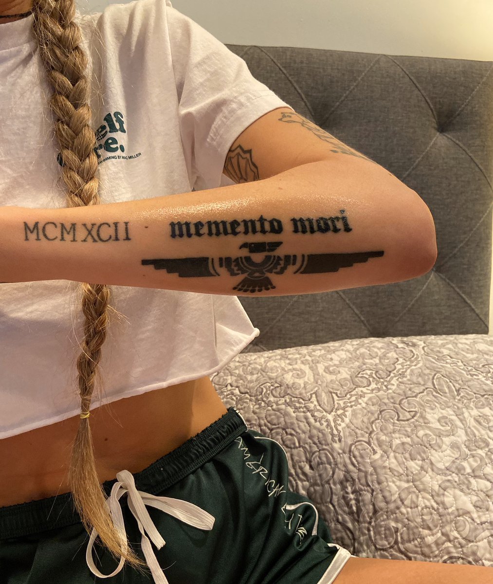Got some special Mac tattoos today while I got my half sleeve finished   ripmac  rMacMiller