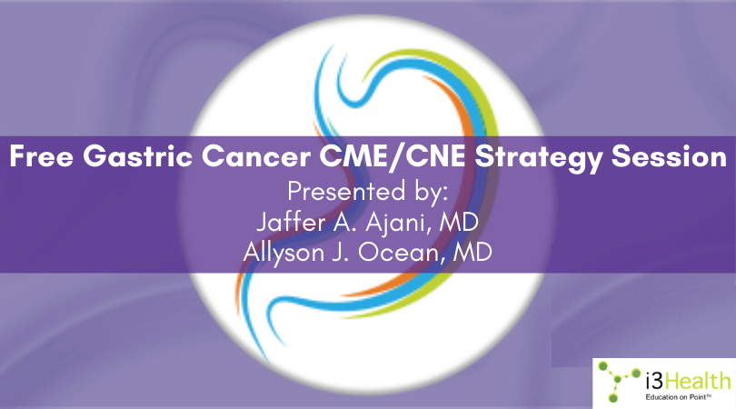 i3health's tweet photo. Dr. Ajani and Dr. Ocean will help you digest the latest in gastric cancer: https://t.co/uik5jCBZBd

#gastriccancer #freeCME #freeNCPD #NCPD #CNE #freeCE #ILNApoints #stomachcancer #CME #ILNApoints https://t.co/f24xK7nFX5