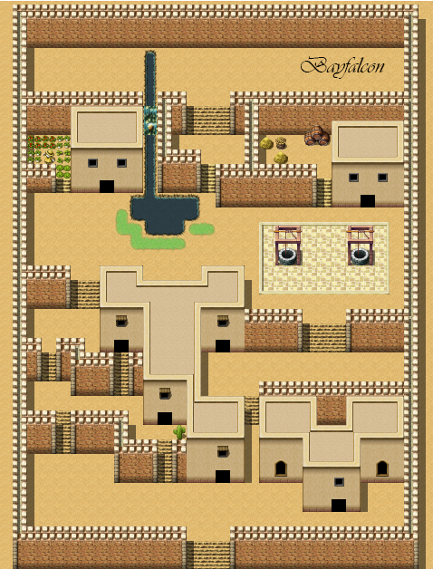 RpFoco's tweet photo. Desenvolvimento inicial da cidade do deserto, Bayfalcon, falta muitos detalhes mas essa é a base.
#RPG #jrpg #RPGツクール #rpgmaker #makermap #IndieGameDev #indiegame #IndieDevWorldOrder #indiedev #gamedevelopment #RETROGAMING #screenshotsaturday https://t.co/giGJOqnCHk
