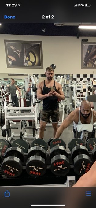 Gym today with Leo Forte https://t.co/o8cC6kjmMv<a href="/tag/cleveland"class="tags"><span>#cleveland</span></a><a href="/tag/flexspas"class="tags"><span>#flexspas</span></a>