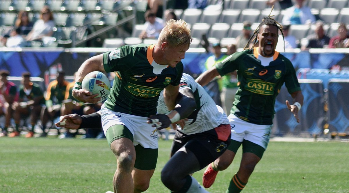 ultimaterugby's tweet photo. CHAMPIONS - @Blitzboks go from 19-0 down against Fiji to win 24-29 in extra time to claim the #LA7s Title https://t.co/38RGChm7gk