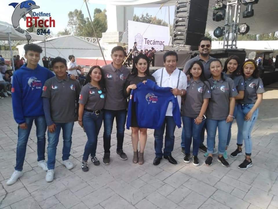 8244Cbtech's tweet photo. ¡Delfines al rescate de la cultura! 🐬🇲🇽

El día de ayer 23 de febrero de 2020 el equipo Delfines CBTech 8244 acudió al evento "Renacer Cultural Tecamaquense". 
¡Juntos somos fuertes, juntos somos Delfines CBTech!❤️🐬
#InfiniteRecharge #DelfinesCBTech 
#FIRSTMéxico
#firstrobotics https://t.co/2mrT2PsIzt