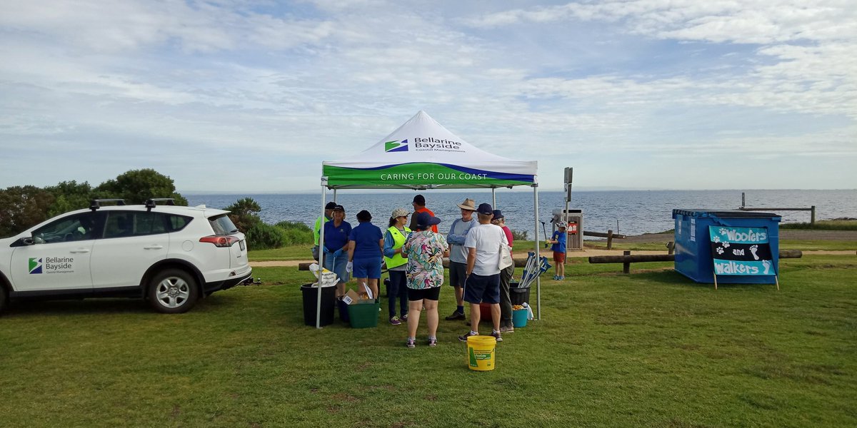 Thank you to all who joined Woofers and Walkers <a href="/Clean_Up/">clean up</a> Australia Day on the #northernbellarine.
Combined with our staff day, over 4km of #foreshore is clean!
A big thank you also to the #localcommunity who care for the foreshore every day.
#CleanUpAustraliaDay #StepUpToCleanUp