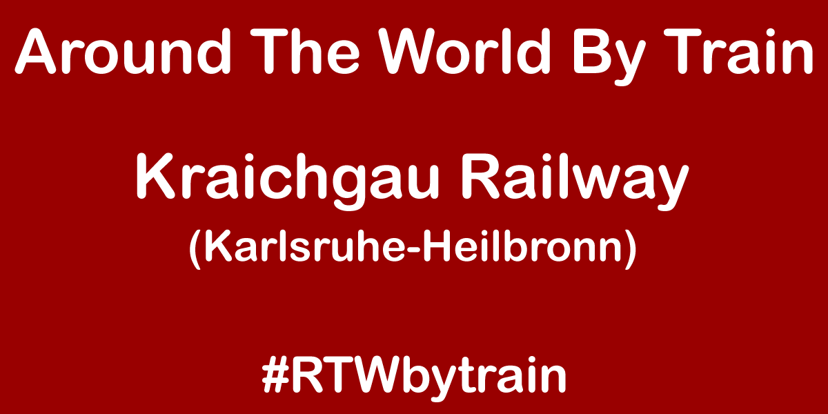 RTWbytrain's tweet photo. Around The World By train. Germany 🇩🇪

Kraichgau Railway (@DB_Bahn)

#Karlsruhe - #Heilbronn

https://t.co/pnpW03DlYl

#RTWbytrain #Train #Travel https://t.co/KSMAm2D97z