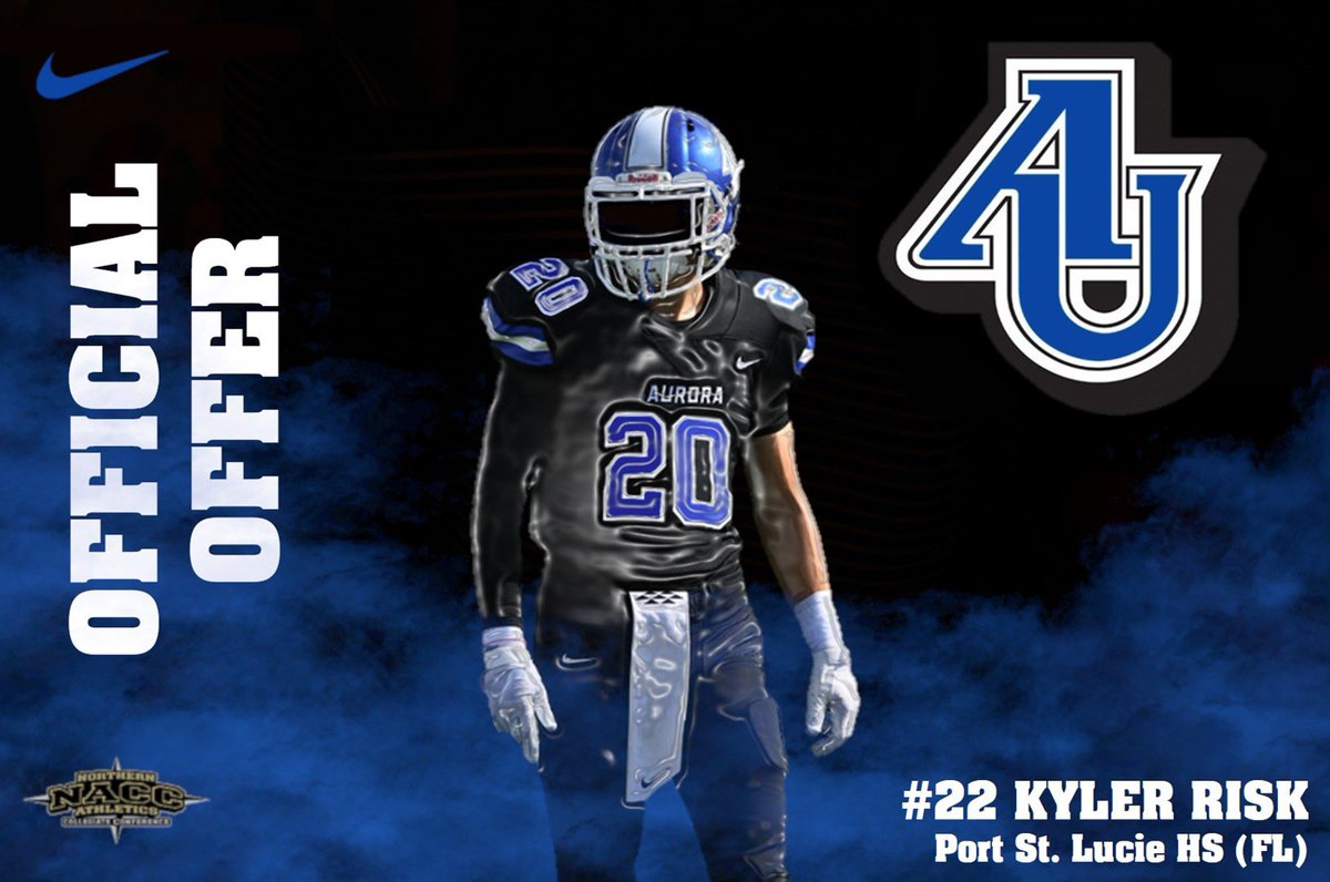 KylerRisk's tweet photo. Beyond blessed to receive my 2nd offer from Aurora University!!! @PSLJagsFootball @CoachChrisDent @CoachNathanBell https://t.co/K1BIrPPj0H