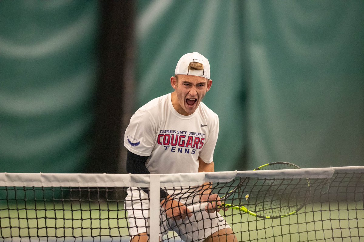 CougarsTennis's tweet photo. 📸 | The boys already in m̶i̶d̶s̶e̶a̶s̶o̶n̶...championship form! 🏆

#GoCSU 🐾 https://t.co/HZiJLbbvdt
