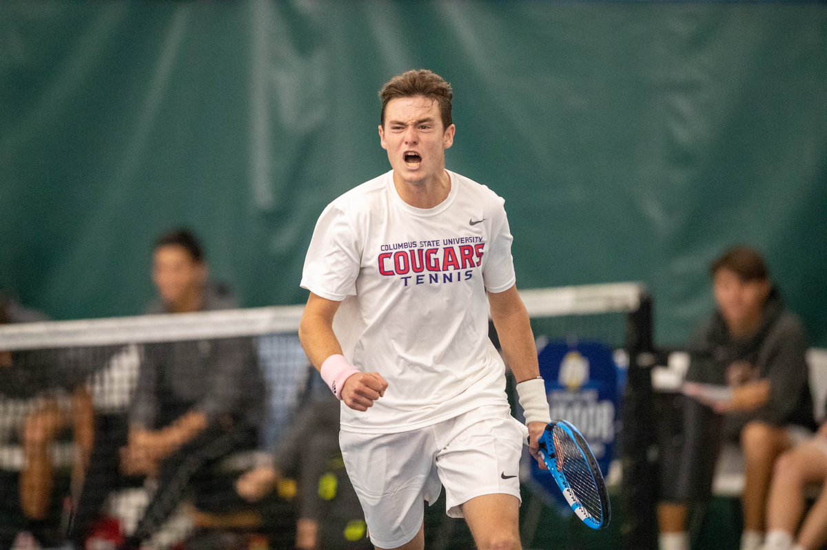 CougarsTennis's tweet photo. 📸 | The boys already in m̶i̶d̶s̶e̶a̶s̶o̶n̶...championship form! 🏆

#GoCSU 🐾 https://t.co/HZiJLbbvdt