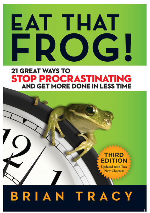 4. When I get confused/overwhelmed, I use my physical planner to list down my priorities in order. Ryan suggested this system to me, and he got it from this book, "Eat That Frog" by Brian Tracy.