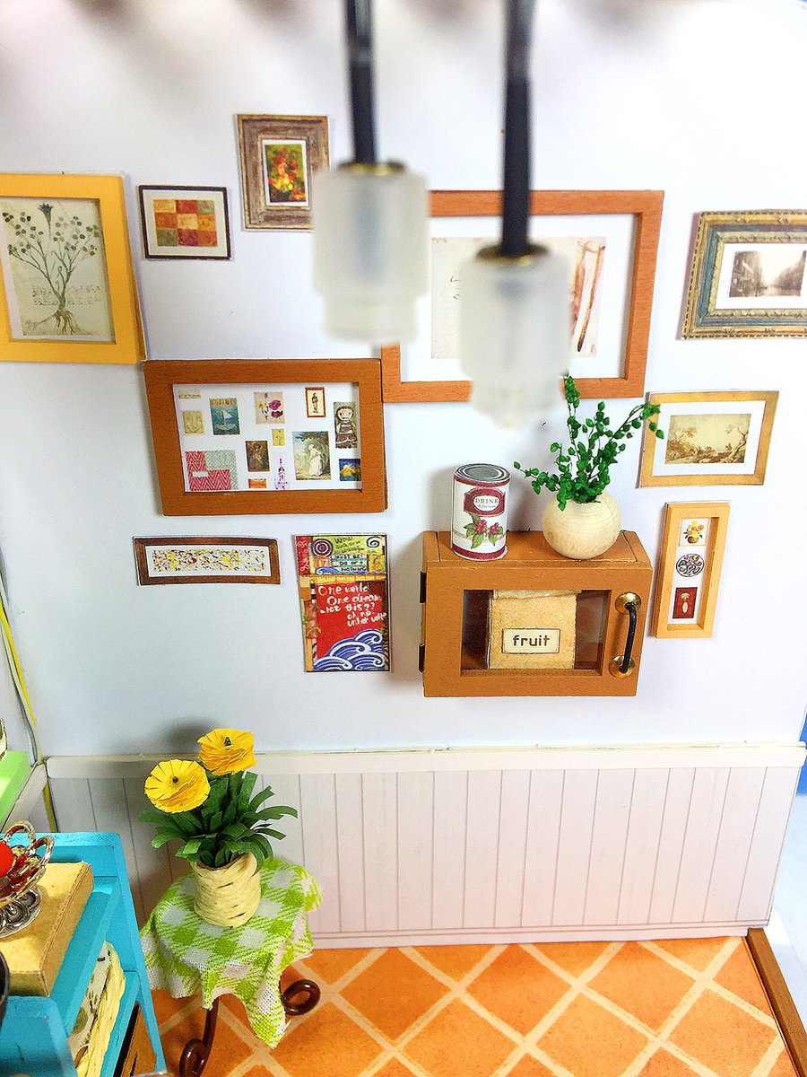 diy miniature kitchen