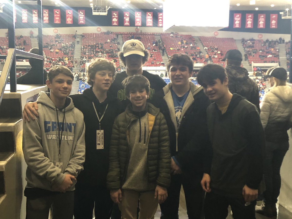GrantGeneralsW1's tweet photo. State Wrestling 🤼‍♂️ https://t.co/Q4d0TDwgrc