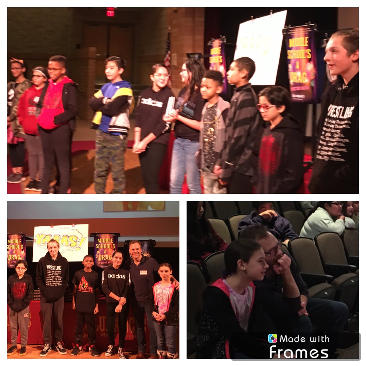 <a href="/JJLFlames/">John J. Lukancic MS</a> had the best author visit with  @greghowardbooks! 🔥 ❤️ his new title MS’s a DRAG‼️EVERY student had the opportunity to come up with a 1 sentence business pitch -Thanks to all who helped <a href="/AndersonsBkshp/">Anderson's Bookshops</a> <a href="/CRushLevine/">Christy Rush-Levine</a> <a href="/mich_montgomery/">Michelle Montgomery</a> <a href="/Mr_Didactic/">Josh Gage</a> <a href="/Tricia21867204/">Tricia</a>