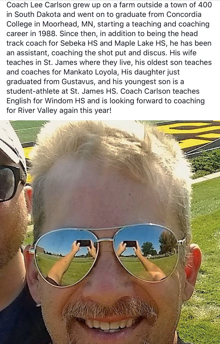 rivervalley_tf's tweet photo. Meet Coach Lee! https://t.co/mfmYVwmkD3