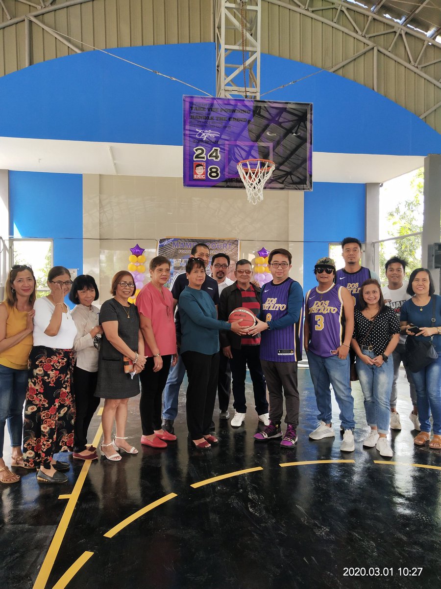 CjILOCTO's tweet photo. Blessing and Inauguration MAMBA COURT @ Brgy. Parada FORTUNE 5 and 6 πππ thank u po Cong. Eric Martinez.
#CongEricNeverStopsβ€β
#NoToDrugsYesToBasketball https://t.co/rxHTdzE2lb