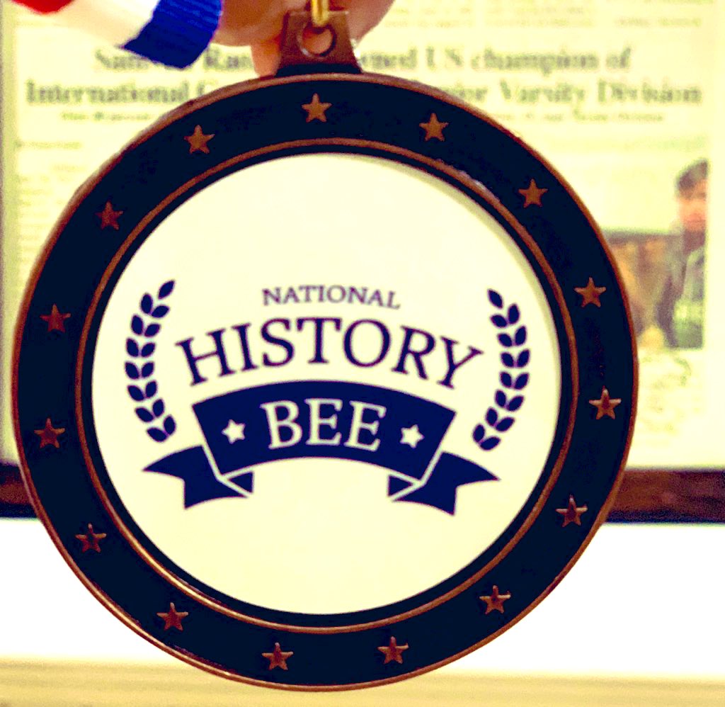 netraoz's tweet photo. Exciting finish @ Capital region (DC, MD, VA) middle school National History bee today with @StoneHillMiddle 7th grader Samvrit Rao finishing 3rd overall @kanneclark @ShenaIBlcps @EdChiLCPS @21st_c_skills https://t.co/UQxvdxPp3h