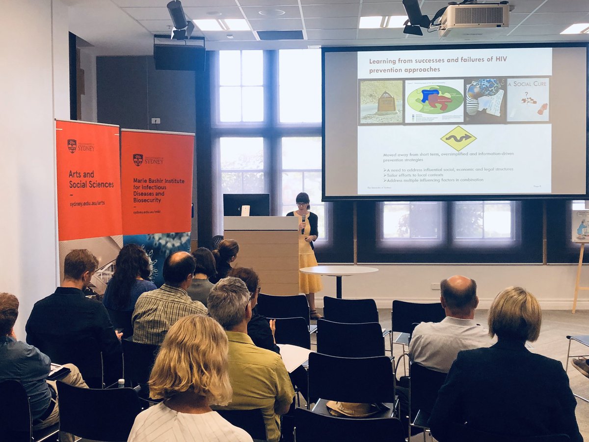 BroomAlex's tweet photo. Dr Sarah Bernays on ‘instant noodles’, ‘infrastructure’, and ‘papering over the cracks’ #AMRSocialScience emphasising the importance of learning from HIV https://t.co/m9je3CSpXU