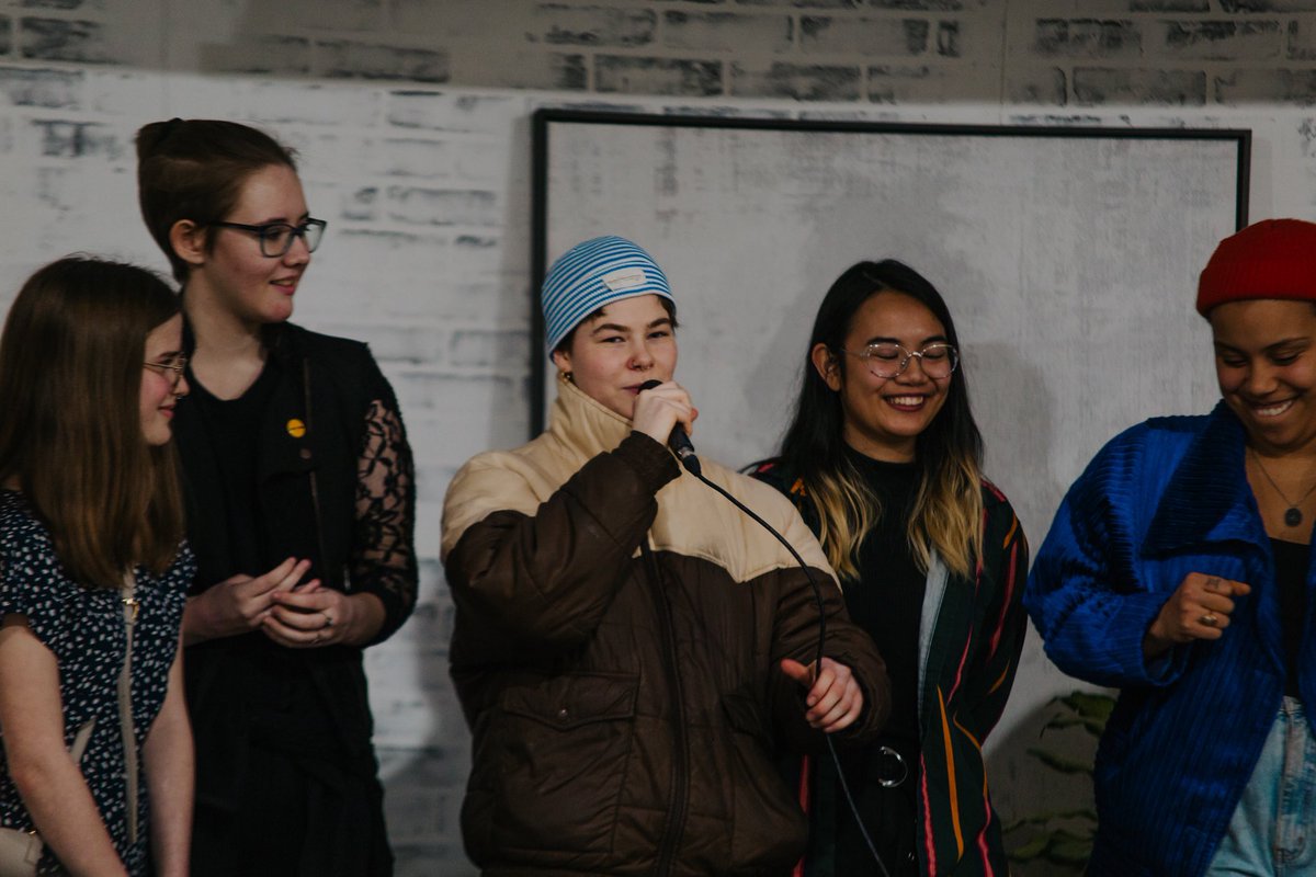 FilmSolidarity's tweet photo. We're feeling a bit nostalgic about our Solidarity Film Camp screening night (how was it an entire month ago already!?) 

Here are some more photos from the evening so that you can relish in the memories along with us!

All photos by @kristinbreit #yeg @STORYHIVE @CreativeHiveYeg https://t.co/Li5SuH0mYg