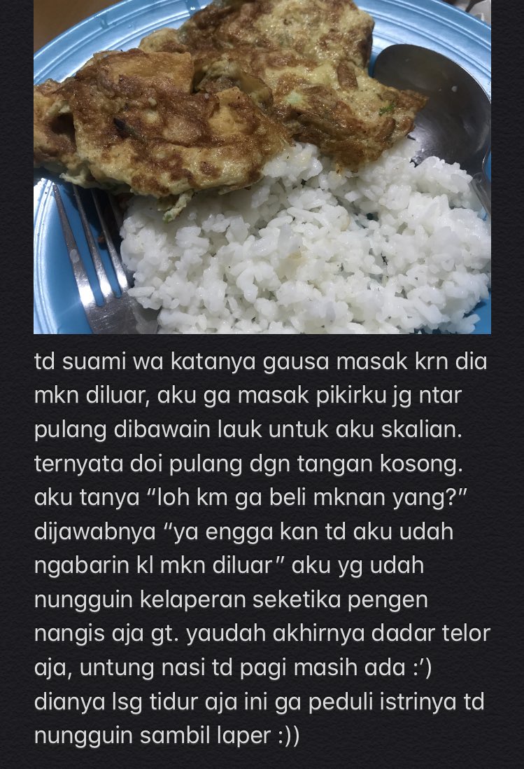 almira_cil's tweet photo. Yea well this is the bitter truth. Kl istri biasa inget keluarga apalagi ibu. Tp kalo istri/ ibu, yg paling nomor 1 ya inget keluarga. Tp ini umumnya sih gak semuanya. https://t.co/WRH4n3Zwt5
