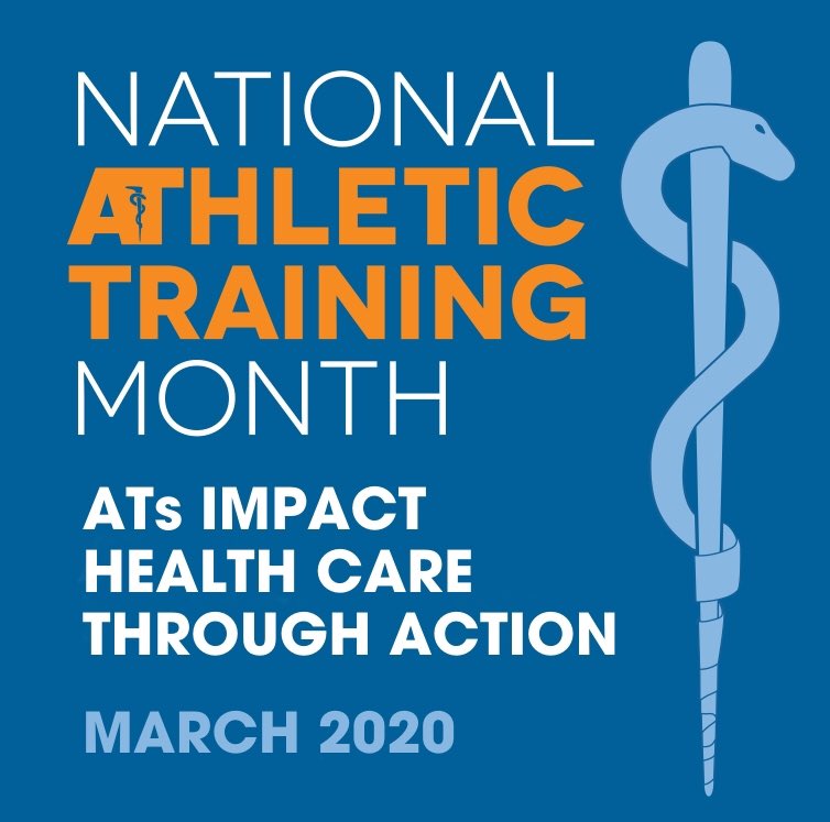 It’s March 1st! Happy National Athletic Training Month! #NATM2020
