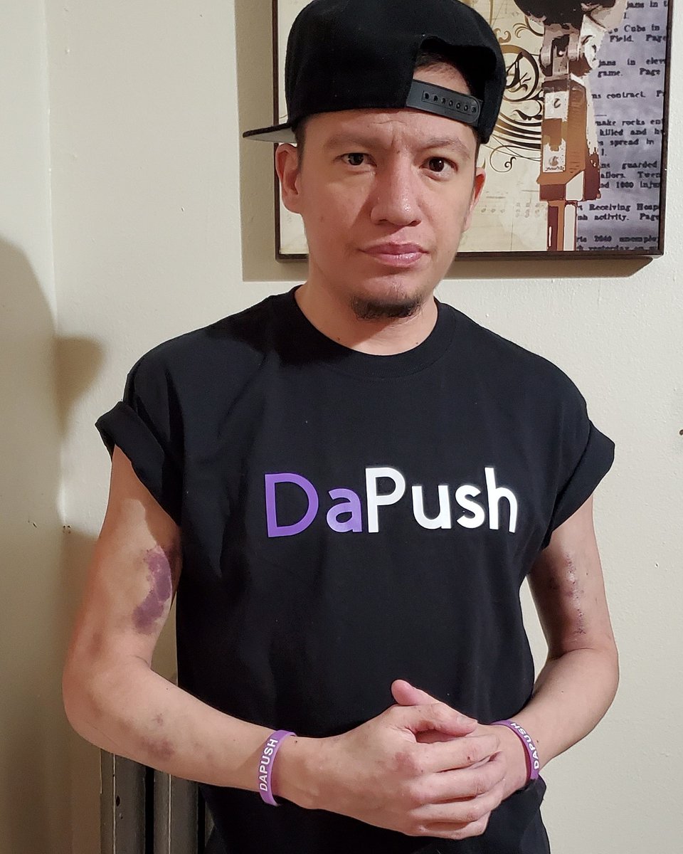 dapushhh's tweet photo. Maybe by now they understand why I use the color purple for DaPush 
Black is the darkness that we all have to push through and purple is not only the color of lupus and few other diseases. Purple is also a color that we sometimes have to wear. #DaPush https://t.co/u5OQm6mlmN