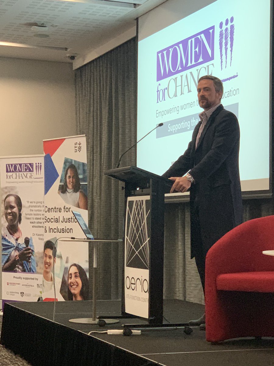 UTSFEIT's tweet photo. UTS VC Attila Brungs welcoming Dr Kakenya Ntaiya to tell her fascinating story of the Kakenya Centre for Excellence. #InternationalWomensDay2020 #UTSEqualfutures #wieit @UTSSocialImpact https://t.co/gE2zJSlIoC