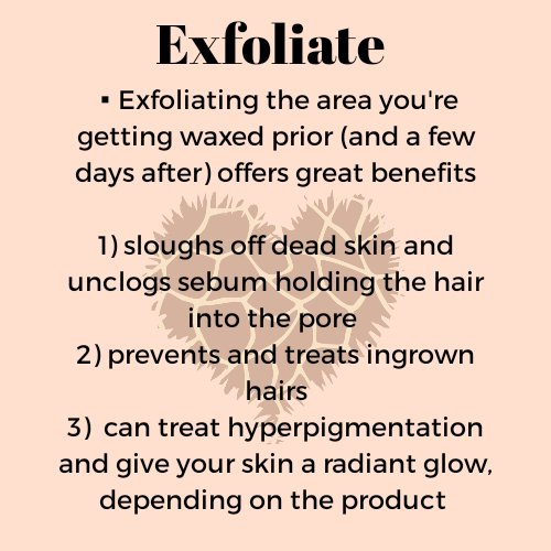 💕🌸 💗 on Twitter "How to prepare for your FIRST wax appointment! 1/2…