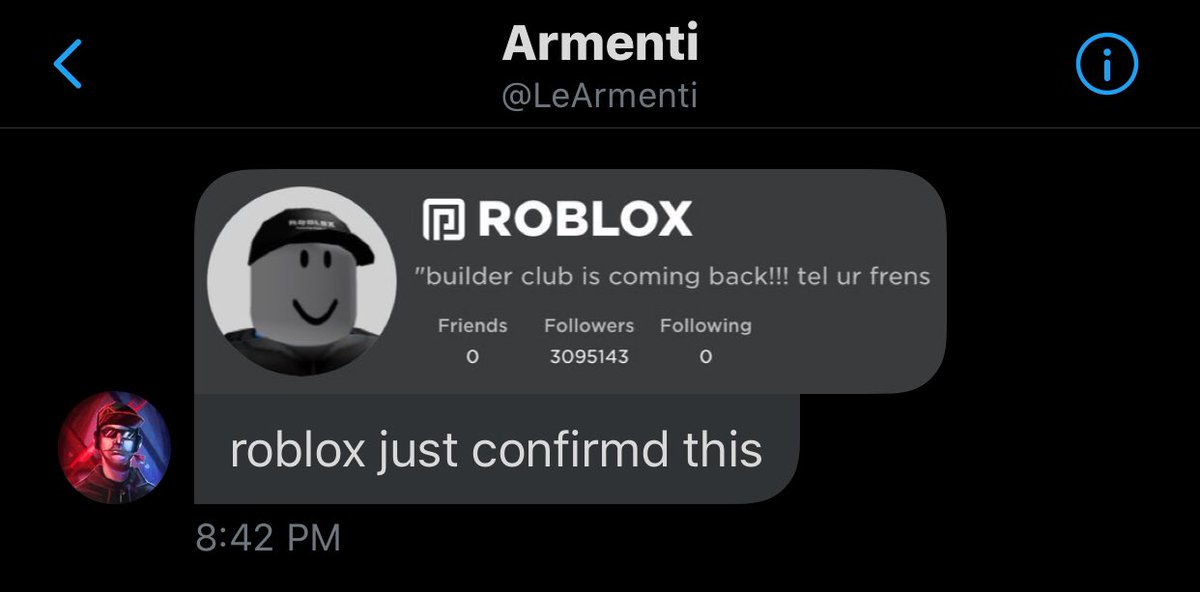 News Roblox On Twitter Will Builder Club Come Back According To Roblox Themselves It Does - roblox builders club year
