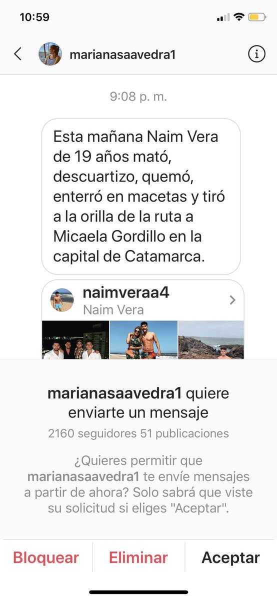 verolozanovl's tweet photo. Micaela asesinada , mutilada por el sorete de Naim Vera . Esta pasó en Catamarca https://t.co/67U9nq20l8