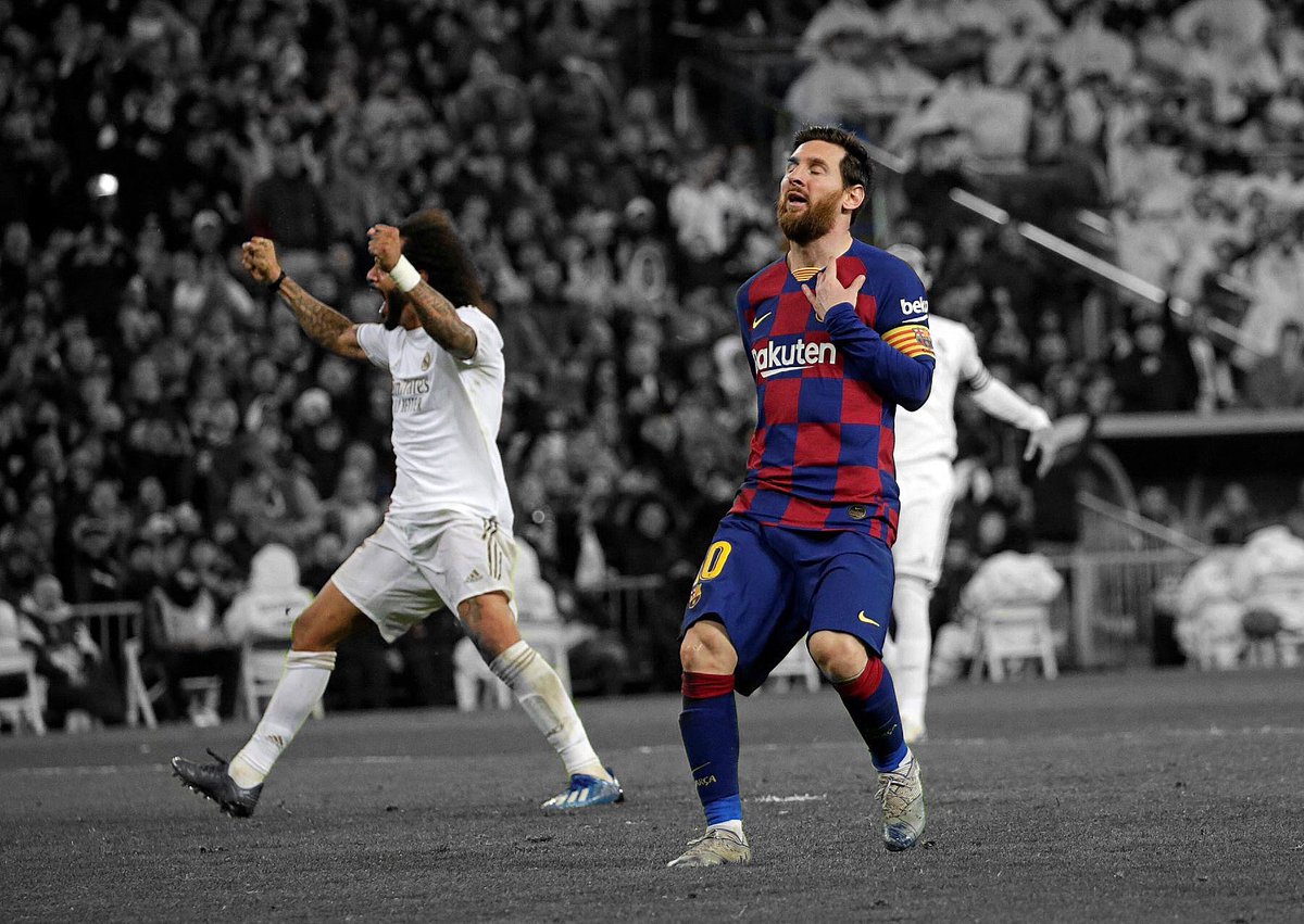 Juezcentral's tweet photo. No sólo fue una celebración por ganarle un pique a Lionel y evitar un gol cantado. Fue también un grito de desahogo, contra todos aquellos que dicen que ya está "acabado". Zidane sigue confiando en Marcelo para las grandes citas y él sigue respondiendo. Crack siempre. https://t.co/XidYPpy3rU