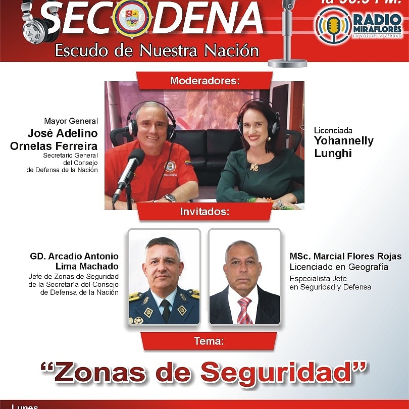 CISPZulia's tweet photo. #PoderPopularAlFrente | En el marco de los nuevos Ejercicios Militares anunciados por el Pte @NicolasMaduro, el MG @OrnelasFJose invita a escuchar un interesante programa sobre las "ZONAS DE SEGURIDAD" con los expertos GD Arcadio de Lima y el Lic Marcial Flores de la SECODENA. https://t.co/hbVaoMwqIk