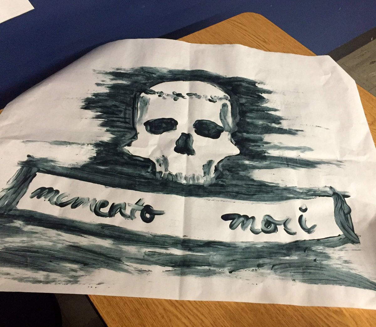 LakeCountry_LT's tweet photo. Tonight we started a new series for Life Teen called Dead; we are reminded of the motto “Memento Mori” which literally means “remember your death”. ☠️ #mementomori https://t.co/lqdzEJ9Z3s