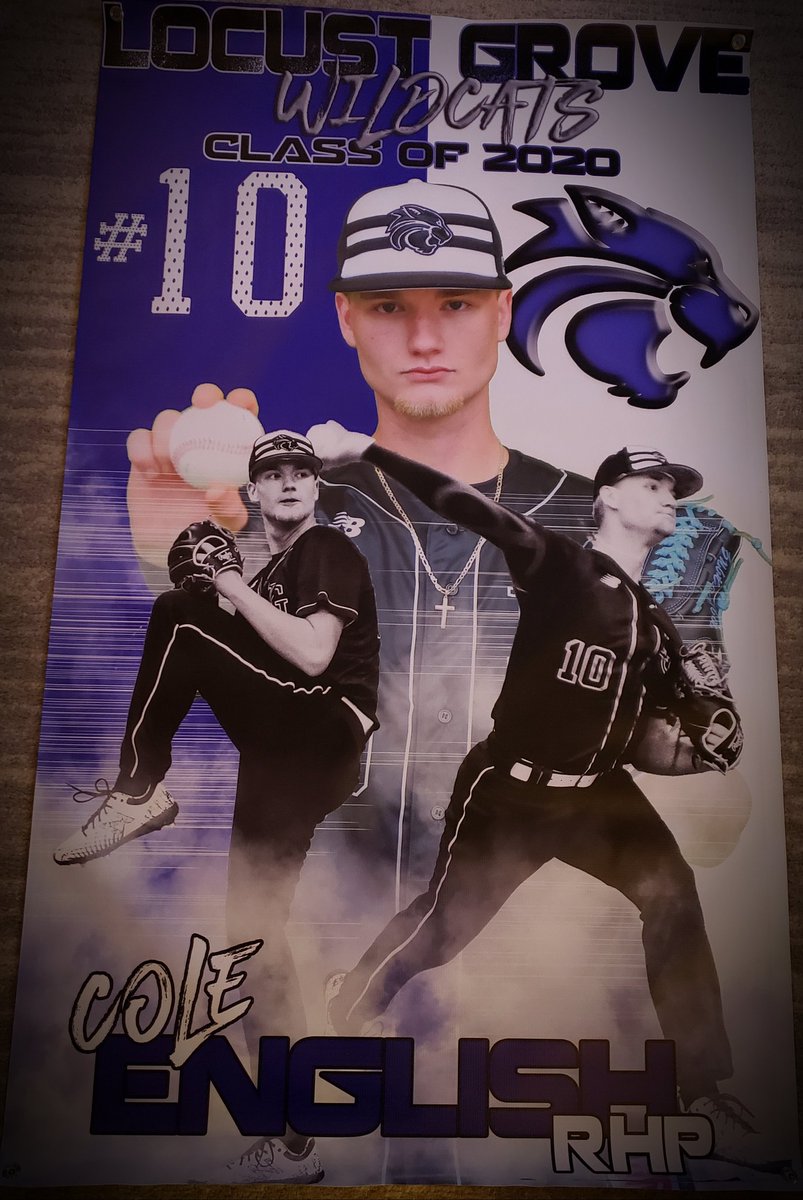 Several of our boys went to check out the new senior banners tonight! I have tears rolling. My one and only graduates in 3 months and will be moving on to his next ⚾️ adventure. I'm extremely proud, but my heart is heavy. He is my 🌏.   #WallaceDothanGovs #ETSUBucs  #classof2020