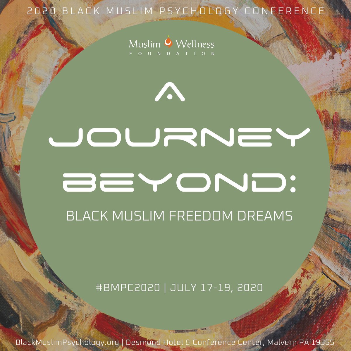 2020 Black Muslim Psychology Conference: https://twitter.com/blackmuslimpsyc/status/1155573398308884481?s=21 #BMPC2020