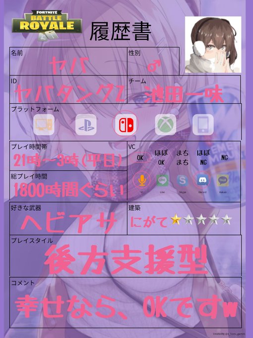 フォートナイト自己紹介のtwitterイラスト検索結果 古い順