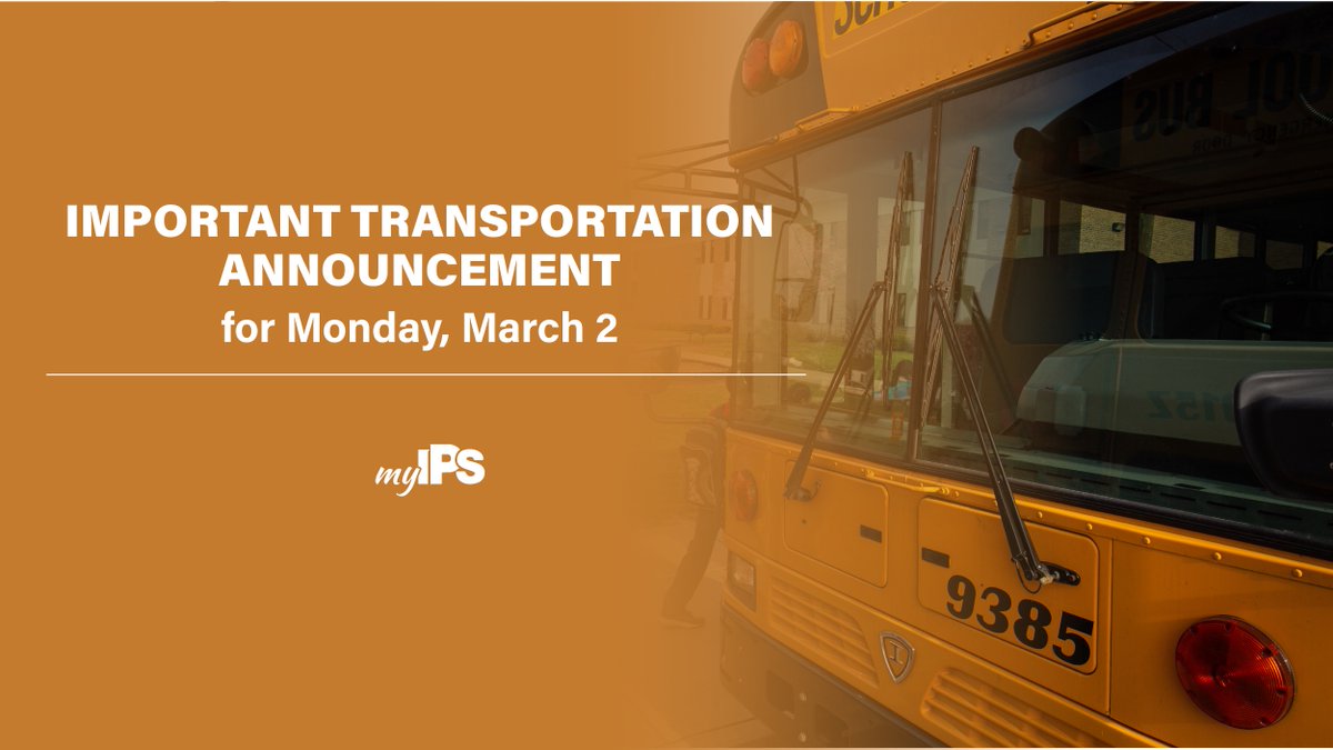 IPSSchools's tweet image. Please click the link for an updated message to families for Monday, March 2.

👉 myips.org/central-servic…