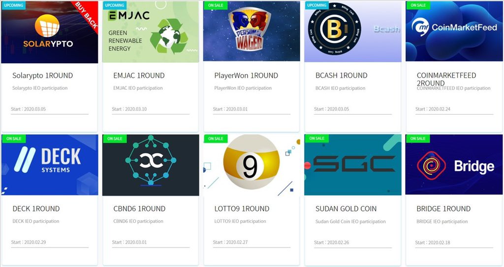 💙7 Projects are on sale and 3 Projects sales are upcoming💙

❤️ On sale : PlayerWon, DECK Systems, CBND6, Lotto9, CoinMarketFeed, Sudan Gold Coin, Bridge

❤️ Upcoming sales : Solarypto, EMJAC, BCASH

Join us -> chainx.kr/chainvest

#chainx #ieo #ico #blockchain #crypto