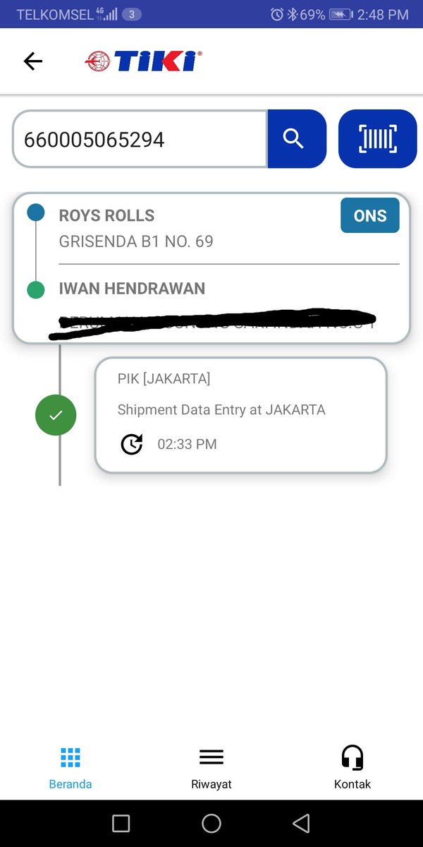 royfadly's tweet photo. @IdTiki gimana ya pelayanannya? Kirim tanggal 27 Feb, tanggal 2 Maret baru sampai? https://t.co/OApBptd1Yn