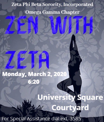 TheRealKayVeee's tweet photo. Mark Your CalendarZ! We are going to be booked and buZy THIS week for Finer Womanhood Week 💙🕊 #ZetaPhiBeta #100YearsOfFiner #FinerByDesign #PVAMU https://t.co/d4pKLuGVDG