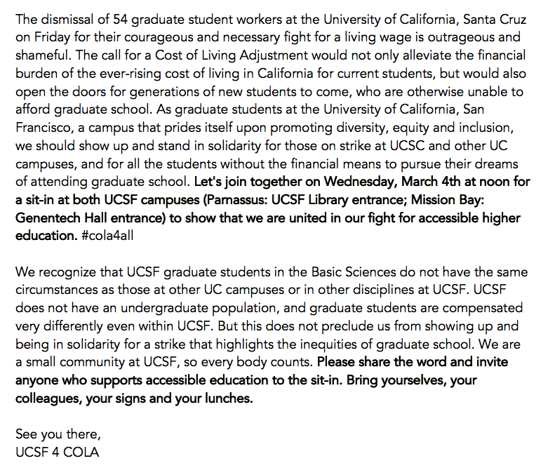 UCSF 4 COLA tweet media