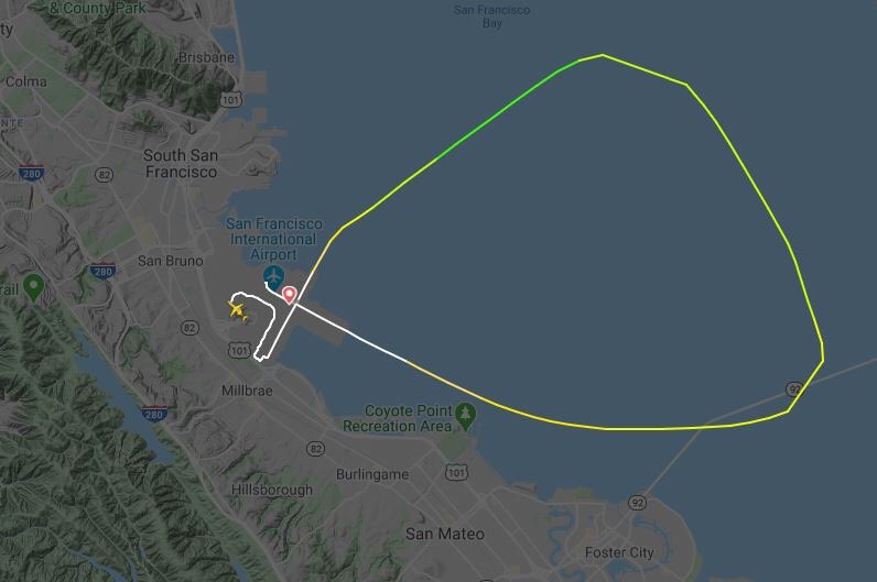 MattyMah's tweet image. Had a nice flight around the San Francisco Bay this morning 👍 Got to boost my @whoop strain a bit though running off the plane. All good though!