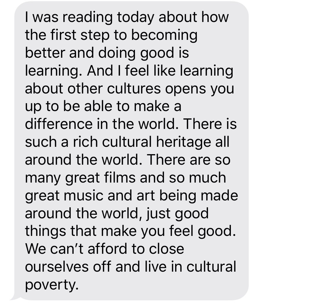 A little insight on John. I asked him if it was ok if I shared this text from a conversation we had earlier. I thought you’d like some insight on who John is as a person.The answer is incredibly smart, honest, and kind. I hope this warms your heart like it did mine!